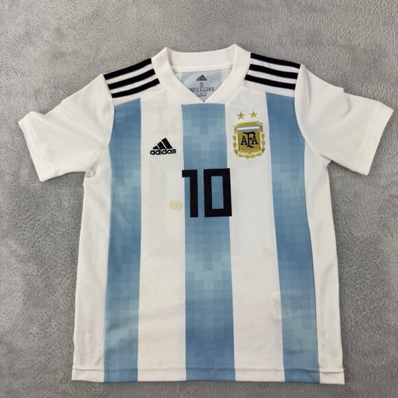 Adidas Argentina National Soccer Team Messi #10 Youth Size S (9-10Y) - Picture 1 of 16